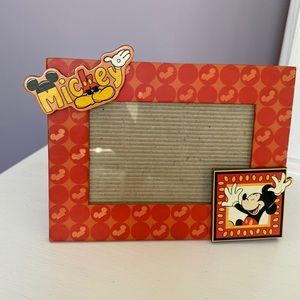 Mickey Mouse frame purchased from Disney World.